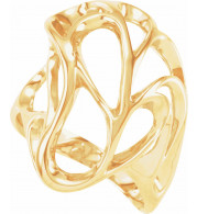 14K Yellow Metal Fashion Ring - 530719767P