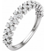 14K White 1/3 CTW Diamond Anniversary Band - 653593601P