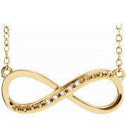 14K Yellow .025 CTW Diamond 16-18 Necklace - 65109160000P