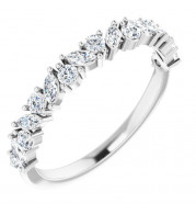 14K White 1/2 CTW Diamond Anniversary Band - 123609600P