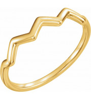 14K Yellow Stackable Ring - 51655102P