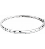 14K White 1/2 CTW Diamond Bangle Bracelet - 60890101P