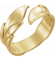 14K Yellow Leaf Ring - 51662102P