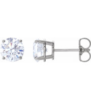 14K White 2 CTW Diamond Earrings - 187470196P