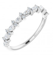 14K White 1/3 CTW Diamond Anniversary Band - 123392600P