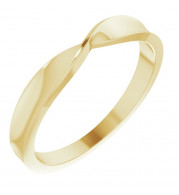 14K Yellow 3 mm Stackable Twist Ring - 51734102P