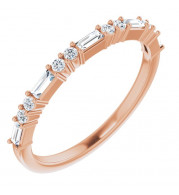 14K Rose 1/4 CTW Diamond Anniversary Band - 123092609P