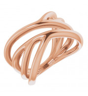 14K Rose Negative Space Ring - 51708103P