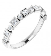 14K White 1/4 CTW Diamond Anniversary Band - 1236356041P