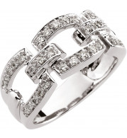 14K White 1/3 CTW Diamond Fashion Ring - 63299294039P