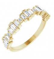 14K Yellow 5/8 CTW Diamond Anniversary Band - 123945601P