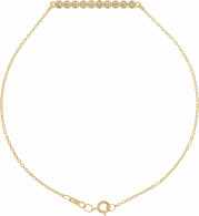 14K Yellow 1/8 CTW Diamond Bar 6 1/2-7 1/2 Bracelet - BRC774601P