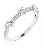 14K White 1/3 CTW Diamond Anniversary Band - 1241016002P