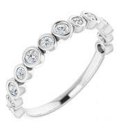 14K White 1/3 CTW Diamond Anniversary Band - 1236356021P