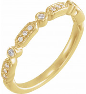 14K Yellow 1/8 CTW Diamond Anniversary Band - 653557600P