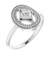 14K White 1/3 CTW Diamond Ring - 12311160000P