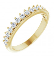 14K Yellow 1/2 CTW Diamond Anniversary Band - 123864601P