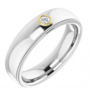 14K White & Yellow .06 CTW Diamond Ring - 1232146045P