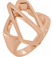 14K Rose Freeform Ring - 5511100P