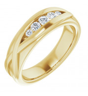 14K Yellow 1/3 CTW Diamond Men's Ring - 98536001P
