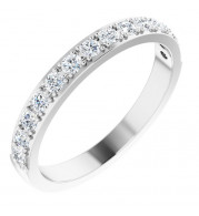 14K White 3/8 CTW Diamond Anniversary Band - 122974601P