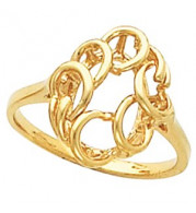 14K Yellow Fashion Ring - 51646291P