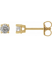 14K Yellow 1/3 CTW Diamond Earrings - 187470207P