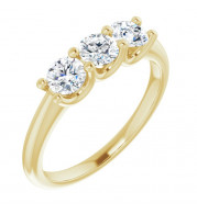 14K Yellow 4.1 mm Round 3/4 CTW Diamond Anniversary Band - 12317960001P