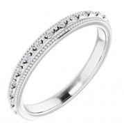 14K White .05 CTW Diamond Matching Band - 123162600P