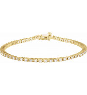 14K Yellow 2 1/4 CTW Diamond Line 7 1/4 Line Bracelet - 6739760002P