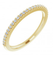 14K Yellow 1/8 CTW Diamond Anniversary Band - 123194601P