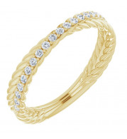 14K Yellow 1/5 CTW Diamond Anniversary Band - 122982601P