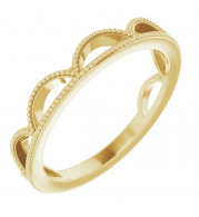 14K Yellow Stackable Ring - 51668102P