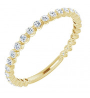 14K Yellow 1/3 CTW Diamond Anniversary Band - 123013609P