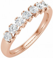 14K Rose 1/2 CTW Diamond Anniversary Band - 653589602P