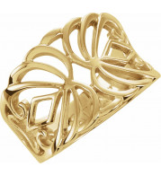 14K Yellow Freeform Ring - 51826345P