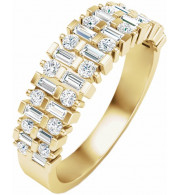 14K Yellow 3/4 CTW Diamond Anniversary Band - 653559600P