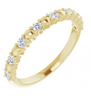 14K Yellow 1/4 CTW Diamond Anniversary Band - 123492601P