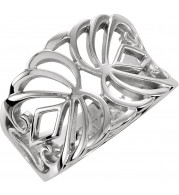 14K White Freeform Ring - 51826343P