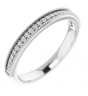 14K White 1/4 CTW Diamond Anniversary Band - 12297960002P
