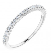 14K White 1/6 CTW Diamond Anniversary Band - 12287760001P