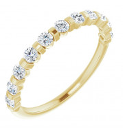 14K Yellow 1/2 CTW Diamond Anniversary Band - 1236756026P