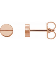 14K Rose Geometric Earrings - 86608602P