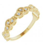 14K Yellow 1/8 CTW Diamond Anniversary Band - 123546601P