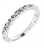 14K White .04 CTW Diamond Anniversary Band - 123283600P