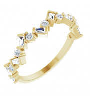 14K Yellow 1/3 CTW Diamond Anniversary Band - 123947601P