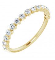 14K Yellow 1/2 CTW Diamond Anniversary Band - 123418605P