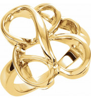 14K Yellow Metal Fashion Ring - 5919144342P
