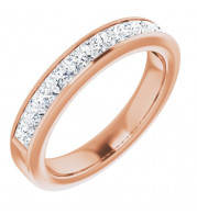 14K Rose 1 CTW Diamond Anniversary Band - 12298160099P