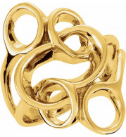 14K Yellow Freeform Ring - 51426228P